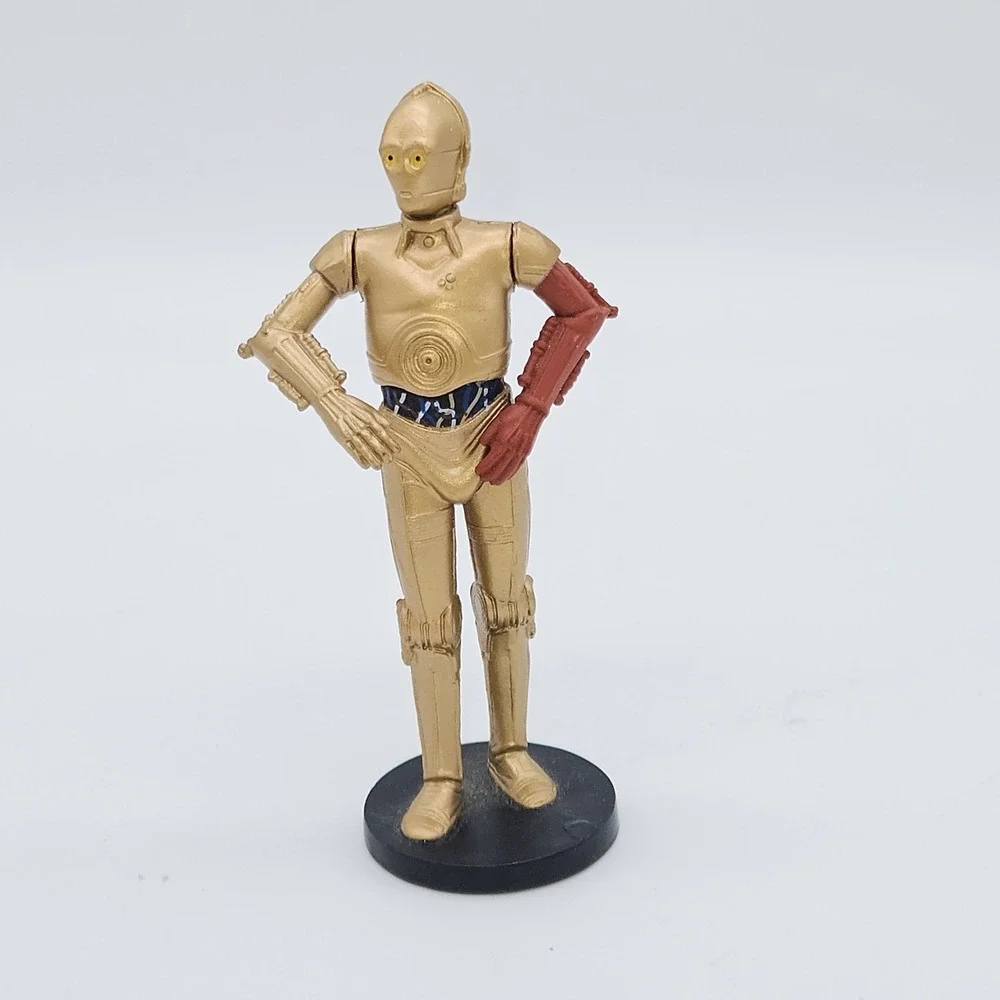 Star Wars C-3PO Red Arm PVC Figurine Disney 3.5